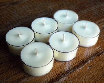 Black Currant Absinthe Soy Tea Light Candles - Set of 6 Scented Soy Tealights - Berry Candles - Fruit Candles - Earthy Candles