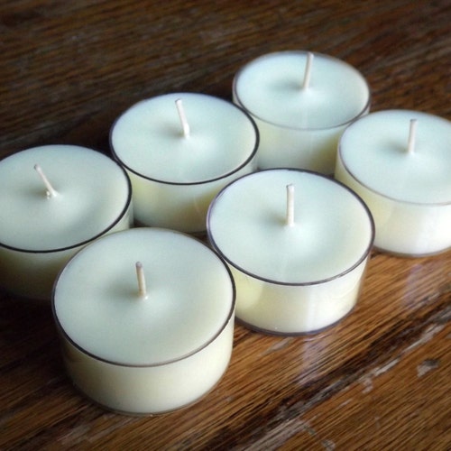 Fresh Cut Roses Soy Tea Light Candles Set of 6 Scented Soy Etsy