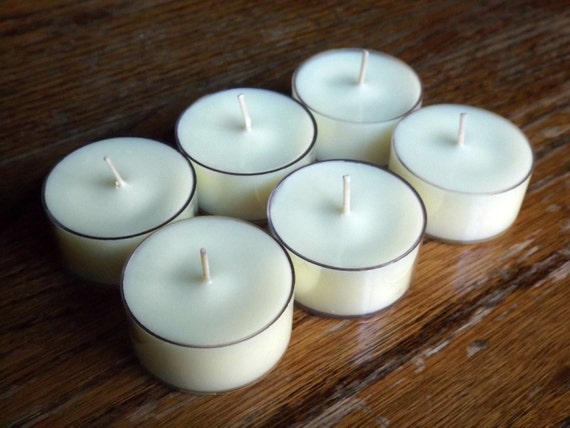 Fresh Cut Roses Soy Tea Light Candles Set of 6 Scented Soy Tealights Spring Candles Tea Lights Scented Candles Rose Candles
