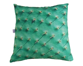 Pillow cactus cover velvet 18 x18 inches Invisible Zipper very soft touch