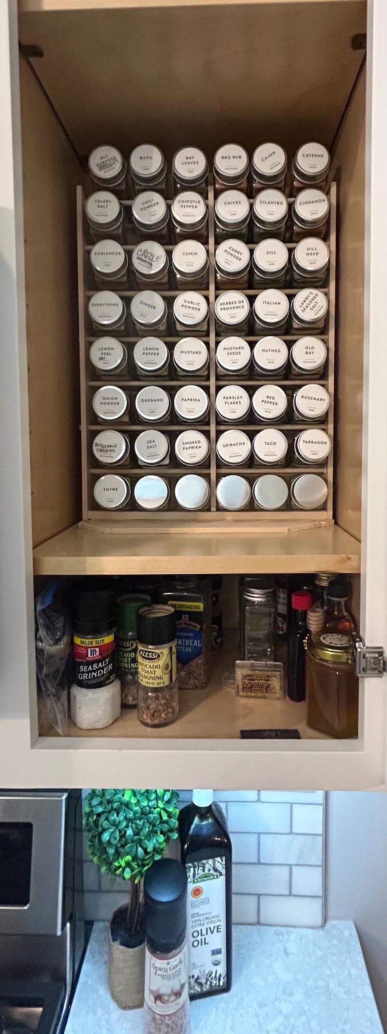 Custom Spice Rack Insert Custom Spice Rack - Etsy