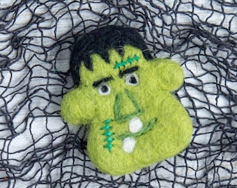 Frankenstein Halloween Shapes | Felt Frankenstein | DIY Halloween Garland | Halloween Monster | Handmade Ornament DIY