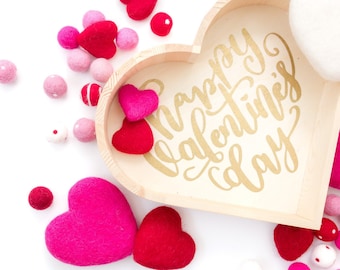 Mixed Size Felt Hearts -Felt Hearts -Red Hearts -Valentines -Heart Felt garland -Hearts -Heart Garland -Valentine's Day Decorations -Heart