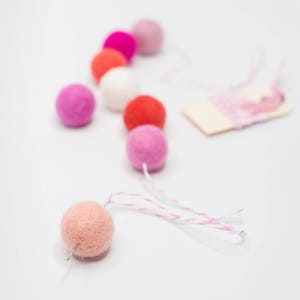 The Perfect Needle for Stringing Felt Ball Garlands Wide eye needle Felt Ball Needle Shop Cherry Sprinkles image 5