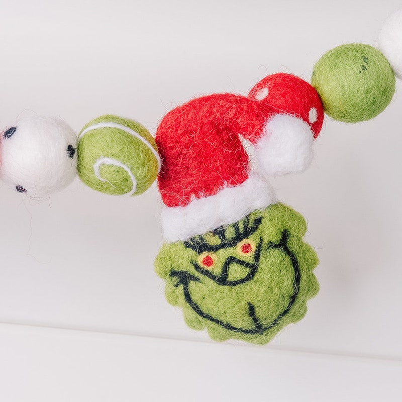 Grinch Garland - Etsy
