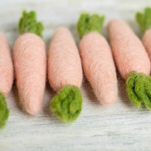 Heirloom Carrots | Rustic Felt Carrots | Wool Vegetable | Felted Food | Felted Carrots | Garden Vegetable | Easter Carrot  Garland DIY