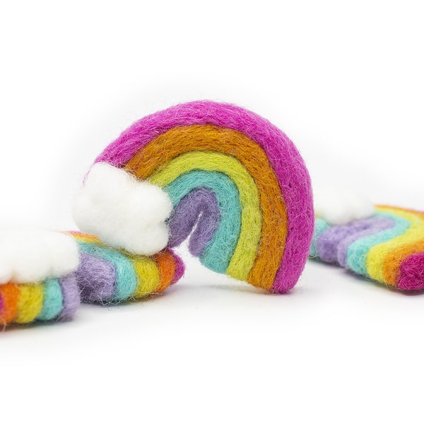 SALE -Dark Bright Rainbow -Felt Rainbow -Pastel Rainbow -Rainbow Photo Prop -Rainbow Birthday -Rainbow Baby -Rainbows and Unicorns -Nursery