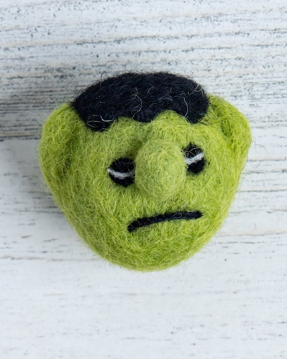 Felt Frankenstein Ornament: Handmade Halloween Monster Garland diy