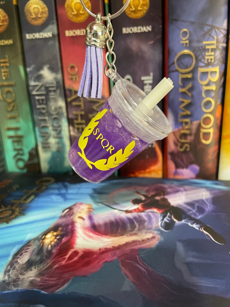 Percy Jackson Mini Boba and Iced Drink Cup Keychains - Etsy