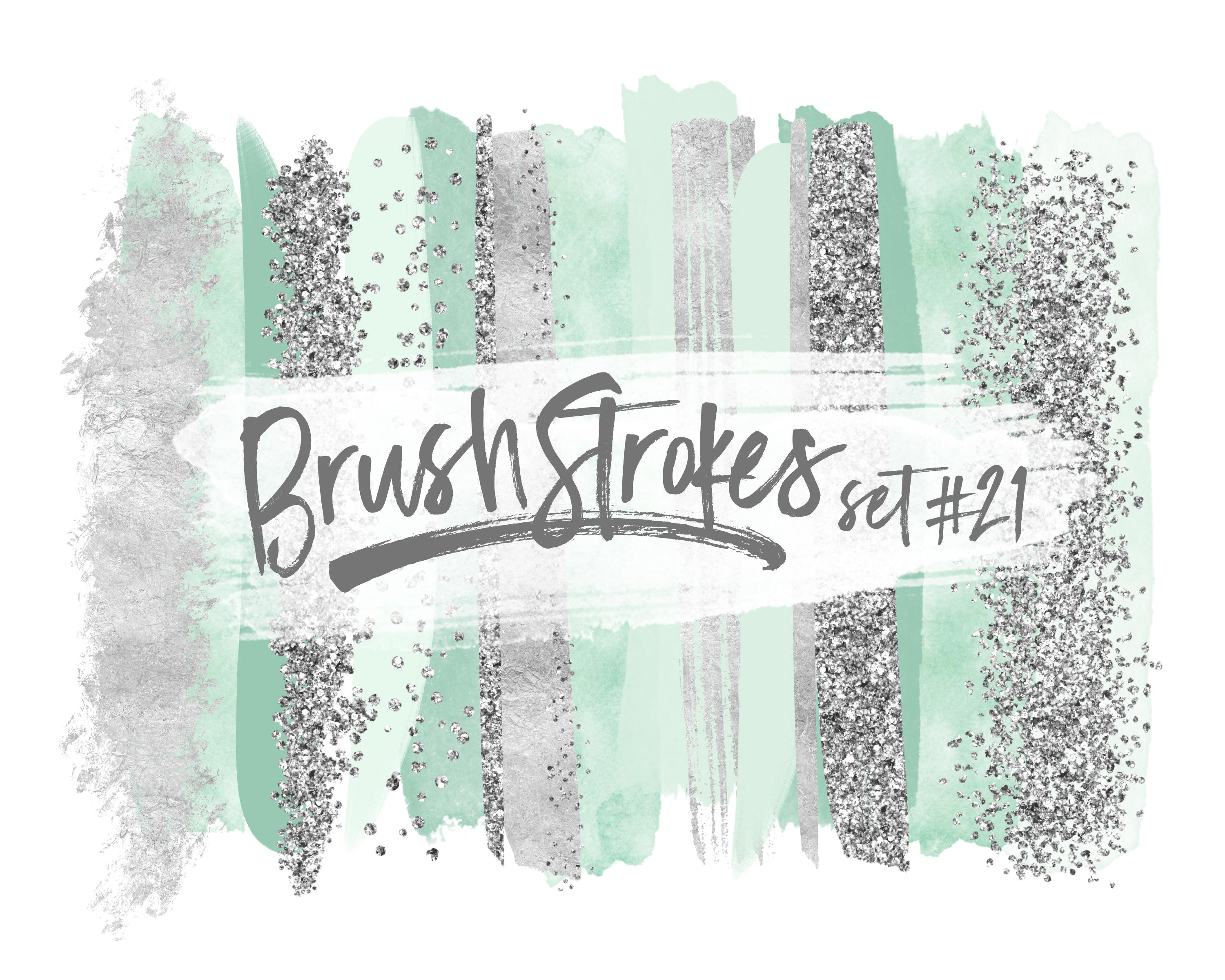 silver-and-mint-clipart-brush-strokes-mint-green-brush-strokes