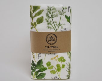 Kitchen Herb Tree Floursack Dishtowel Tea Towel
