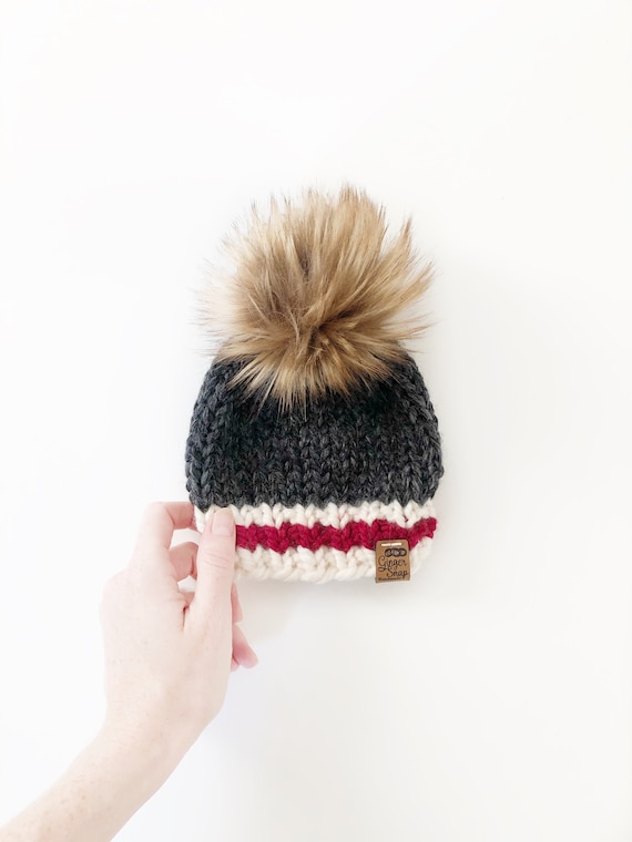 toques with pom poms