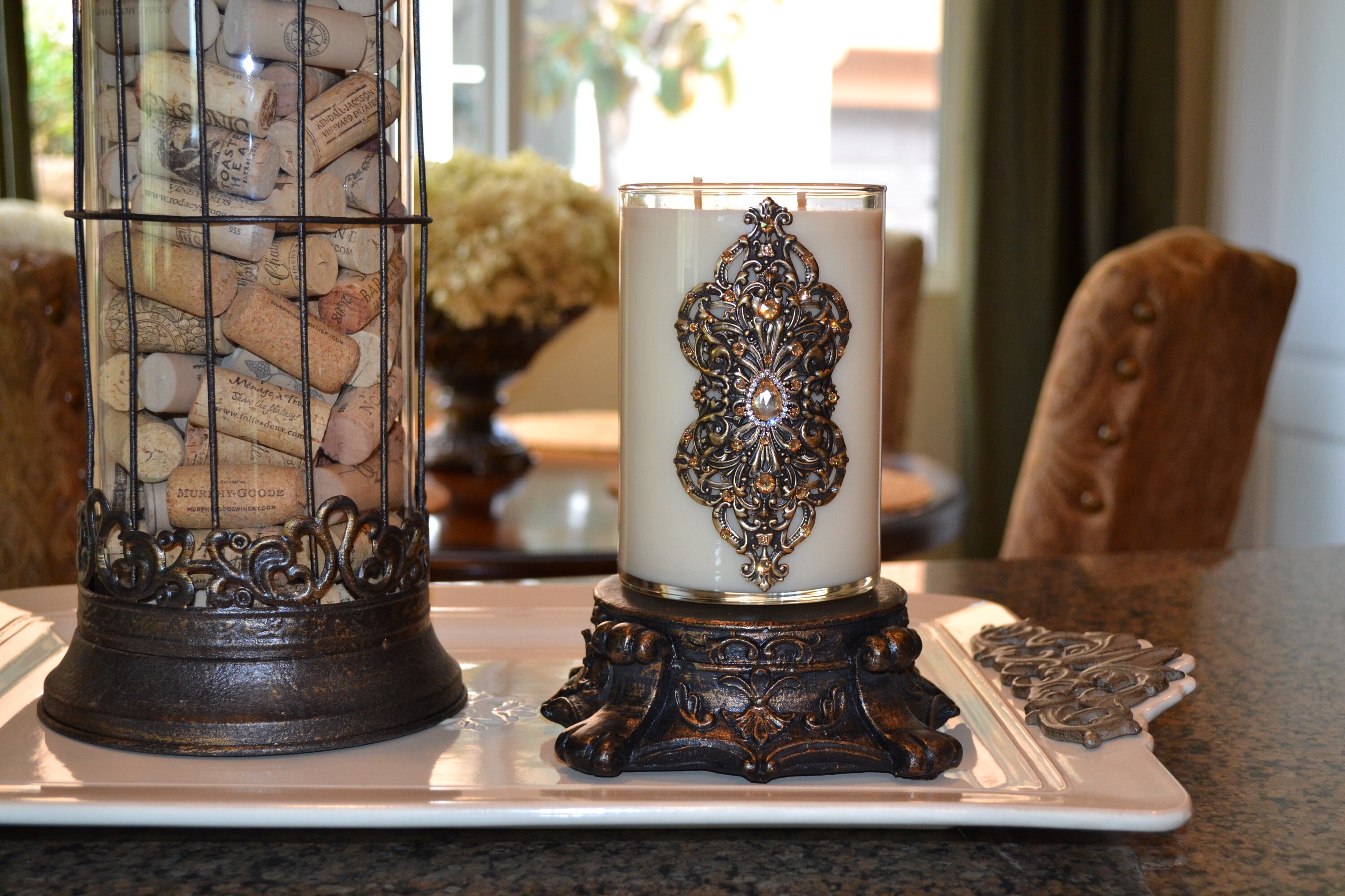 32oz All Natural Double Wick Soy Candle Jar with an Antique Etsy