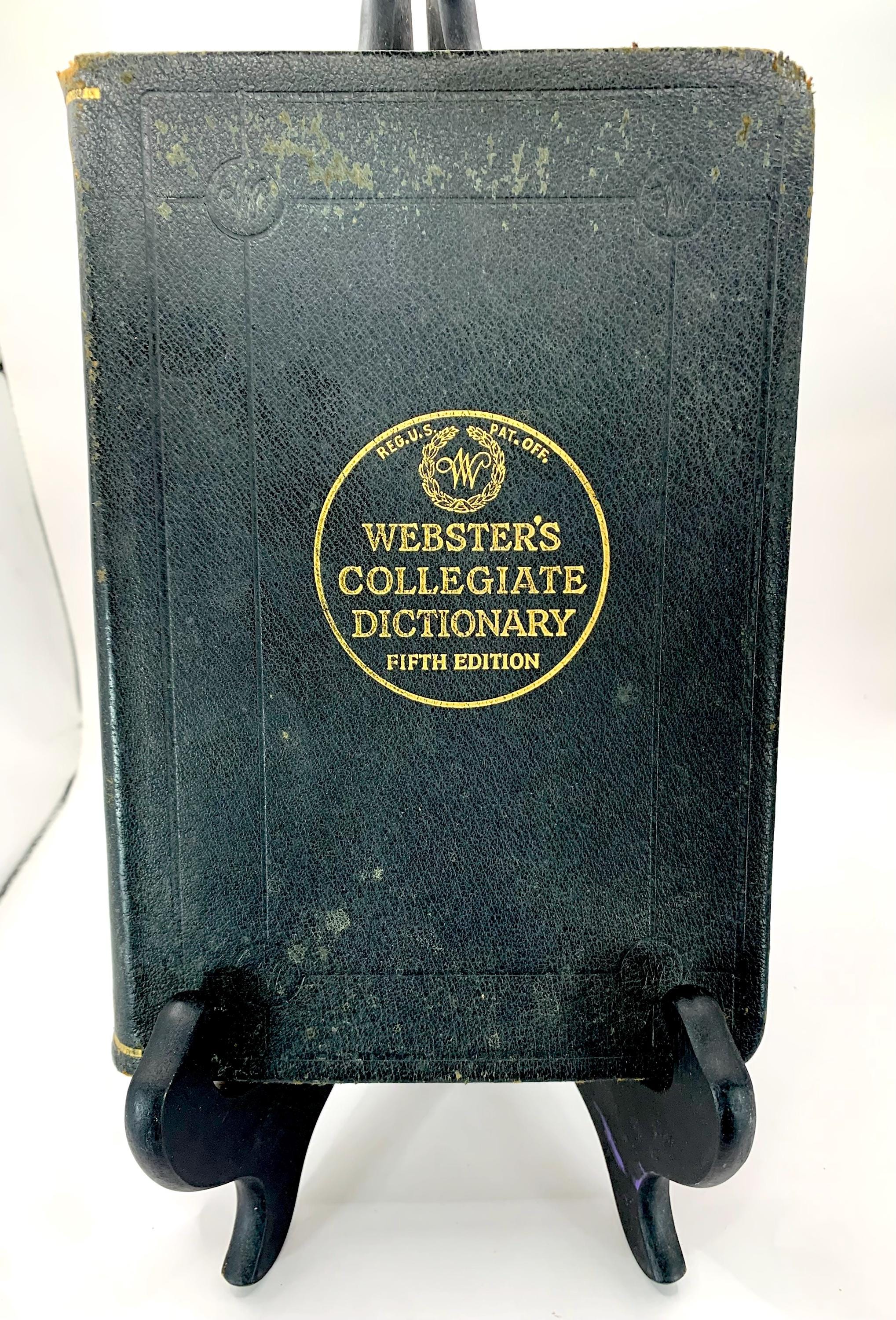 Vintage Webster Dictionary - Etsy