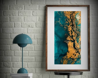 Top Selling Prints, Abstract Wall Art Prints, Minimalist Prints, Teal and Copper Art Prints, Modern bedroom prints, Living room decor art