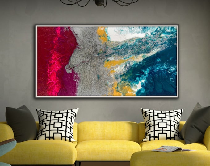 Pink Painting Large Wall Art Gifts For Her Abstract Painting Print Canvas Art Abstract Art Modern Contemporary home decor Gift for Mom