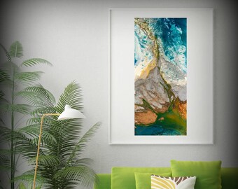 Abstract Painting Print, Art Painting, Nature Painting, Minimalist Art, Colorful Painting, Wall Prints, Wall Decor Living Room Gift for Mom