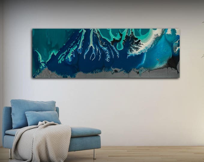 Abstract Canvas Wall Art Abstract Art Print Abstract Canvas Art Prints Abstract Wall Art Large Abstract Canvas Abstract Modern Art Blue Art