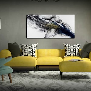 Modern Painting Acrylic Painting GICLEE Art Print Abstract Painting Contemporary Art Abstract Painting Extra Large Wall Art Livingroom Decor image 3