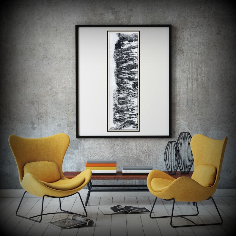 Abstract Fine Art Print From Original Abstract Painting Long Etsy