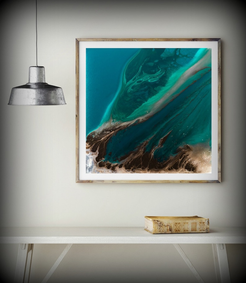 Wall Decor Fine Art Print Colorful Artwork Square Print Etsy