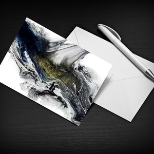Tarjeta de bellas artes, tarjetas de felicitación Juego estacionario en blanco Tarjetas de agradecimiento, Tarjetas de Navidad, Tarjeta de cumpleaños Juego de tarjetas de felicitación Tarjeta de artista Regalo de artista