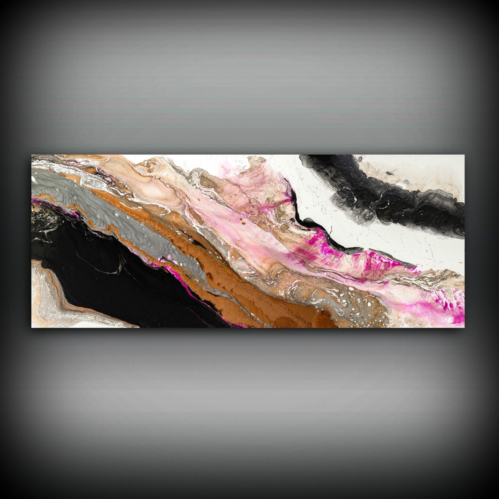 Black and White Art Pink and Brown Art Prints Fine Art Etsy