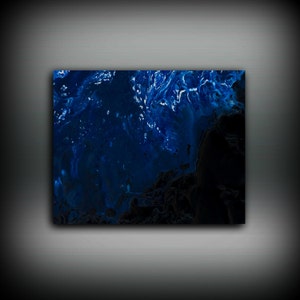 Black and Blue Art, Wall Art Prints, Blue Painting, Fine Art Prints Abstract Painting Wall Decor Art Print Large Abstract Print Wall Art image 2