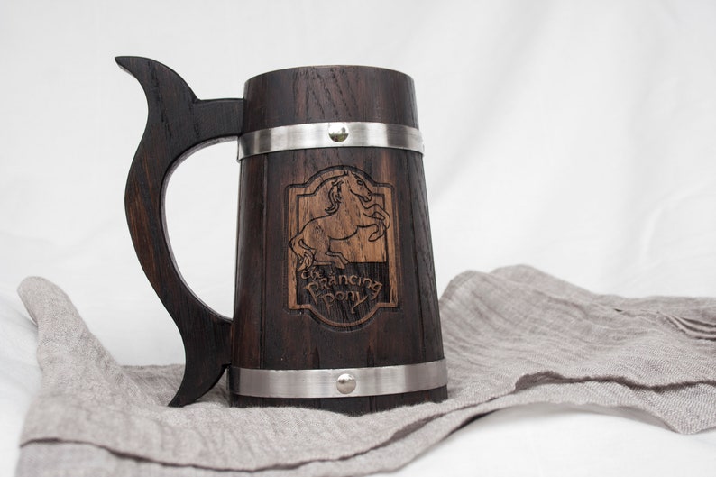 Wooden Beer Mug 0.7 l 23oz, Groomsmen Gift, Tankard, Wooden Beer Tankard, Groom Gift, Wooden Tankard, Wood Mug, Beer Mug, Wood Beer Mug, image 3