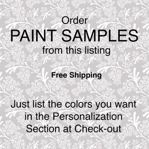 SAMPLES of Paint Colors | Order Paint Samples here | Free Shipping