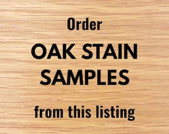 Oak Wood Stain Samples | Choose Your Color