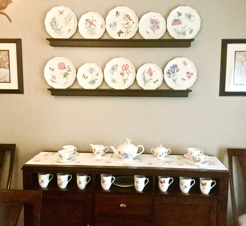Picture Ledge Shelves Floating Shelves Plate Rack White Etsy