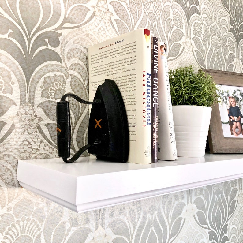 Floating shelf White Open floating shelving Hard Lacquer Paint Finish Strong, solid and sturdy floating shelves image 3