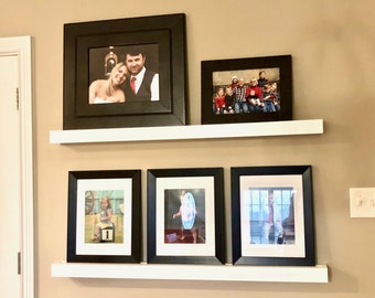 Repisa moderna para cuadros / Galería de fotos flotante de pared