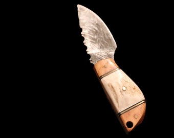 Wild Stag Damascus Steel Mini Skinner Knife