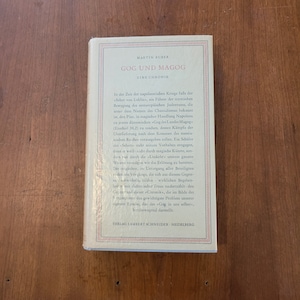 Gog und Magog: Eine Chronik German Novel 1949