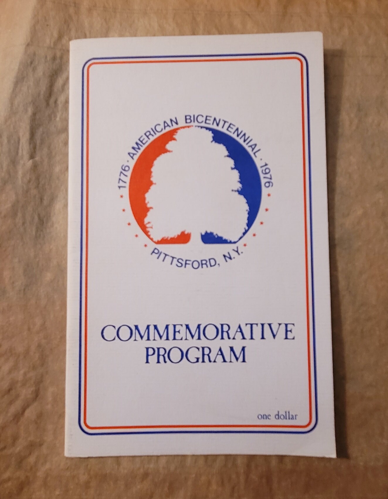 1976 Pittsford NY Bicentennial Program