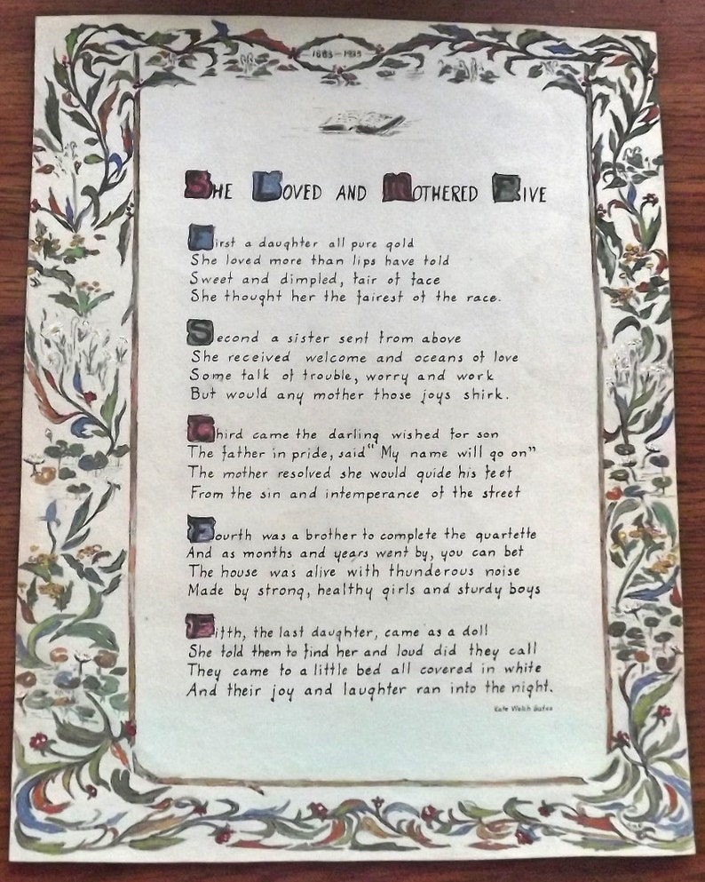 Merrit malloy epitaph poem poster picture