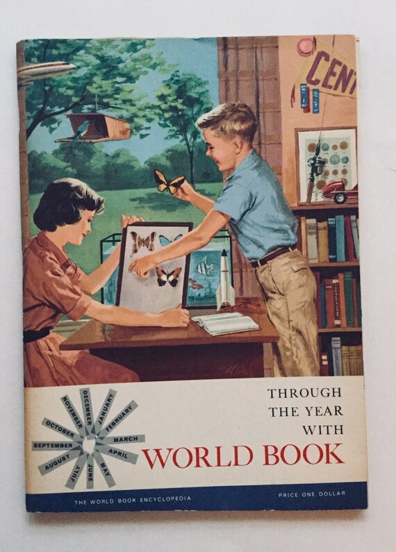 Through The Year With World Book 1959 Crafts For Kids - 