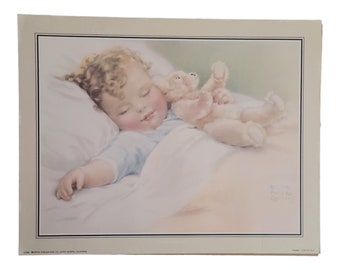 Bessie Pease Gutmann "Sweet Dreams" Lithograph Unframed