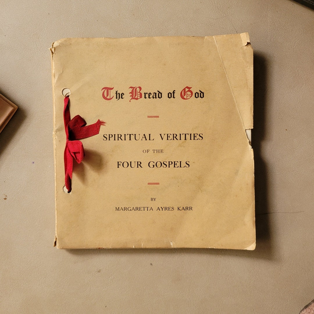 The Bread of God Karr Antique Ribbon Tied Book Etsy