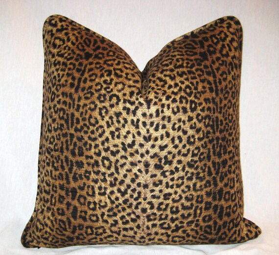 Leopard Cheetah Soft Sueded Cotton Brown Black Gold Body Etsy
