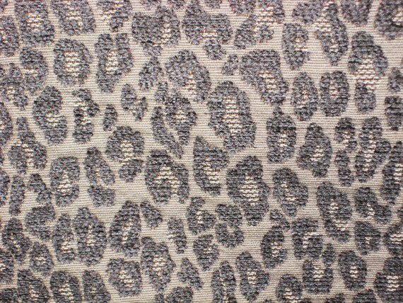 Gray Khaki Leopard Cheetah Chenille Body Pillow Cover Etsy