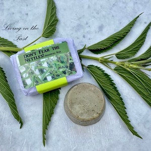 Don&#39;t Fear the Nettles Shampoo Bar-Hair Care-Vegetarian Soap