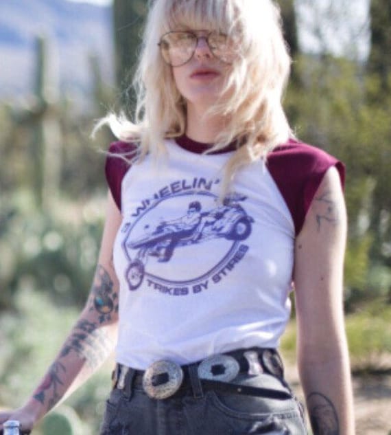 biker cut off shirts