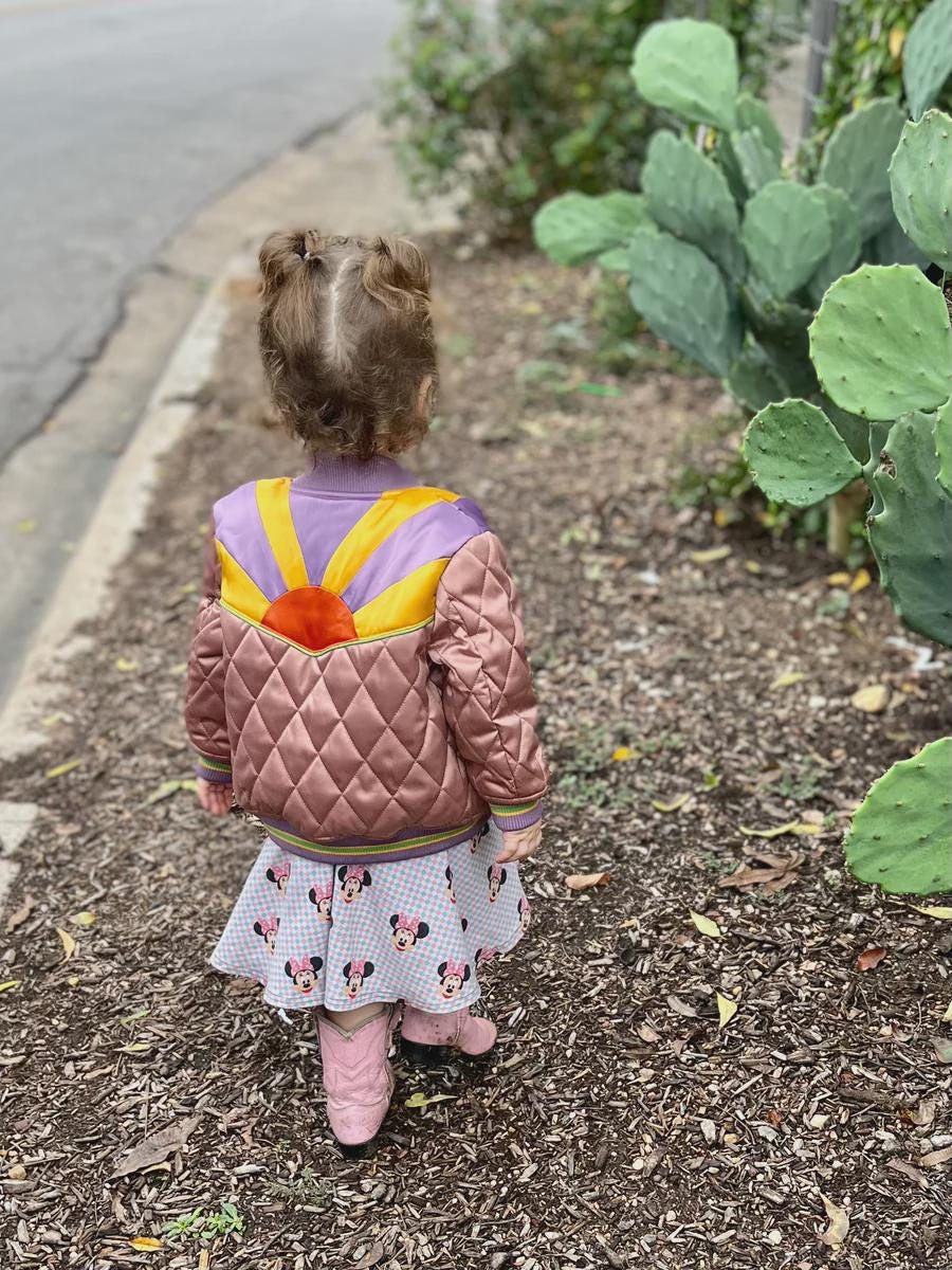 Baby Rising Sun Jacket Dusty Rose Pink Kids Bomber Jacket Classic Rock ...