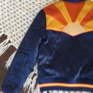 Original Navy Rising Sun Bomber Jacket as seen on Stumptown Cobie Smulders image 2