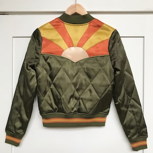 Olive Green Rising Sun Jacket image 4