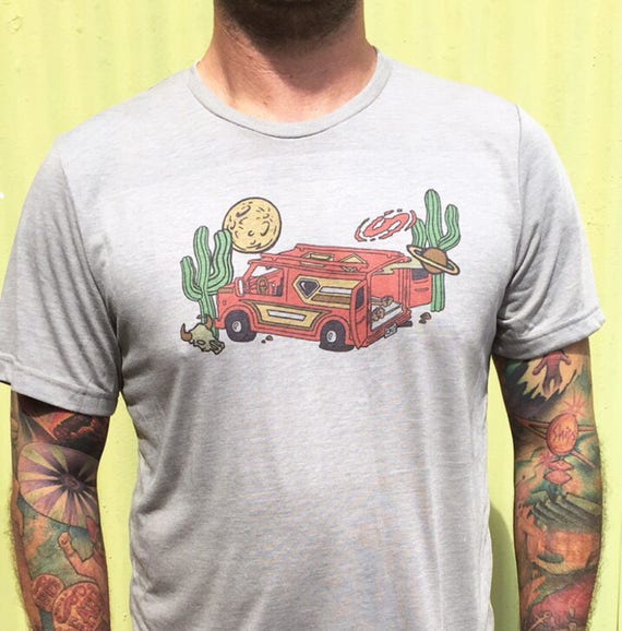 Unisex Desert Vanners Tee | Soft Thin Grey Heather Stone