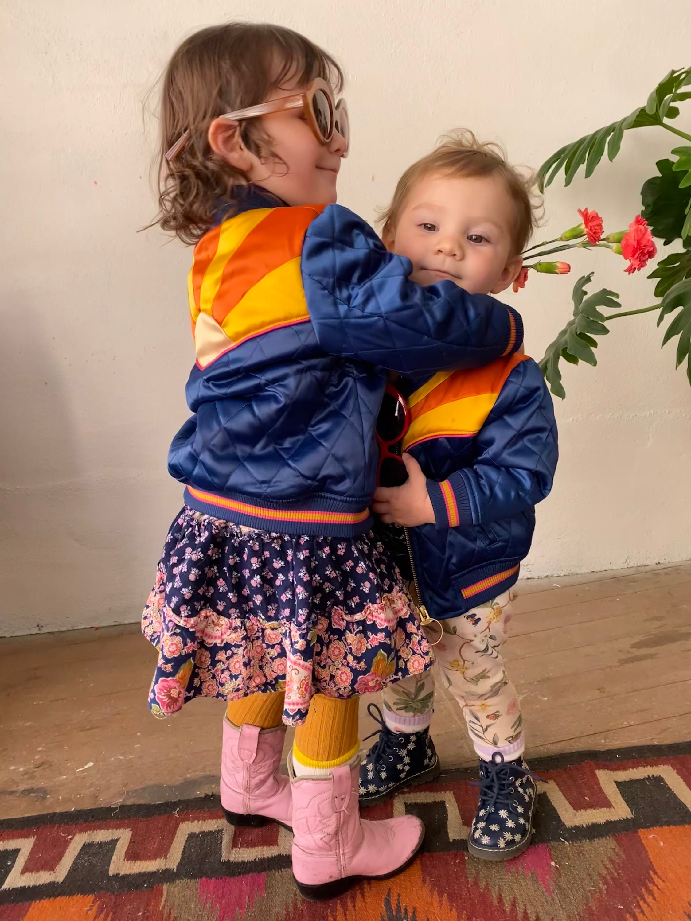 Baby Rising Sun Jacket Original Navy Blue Kids Bomber Jacket Classic ...